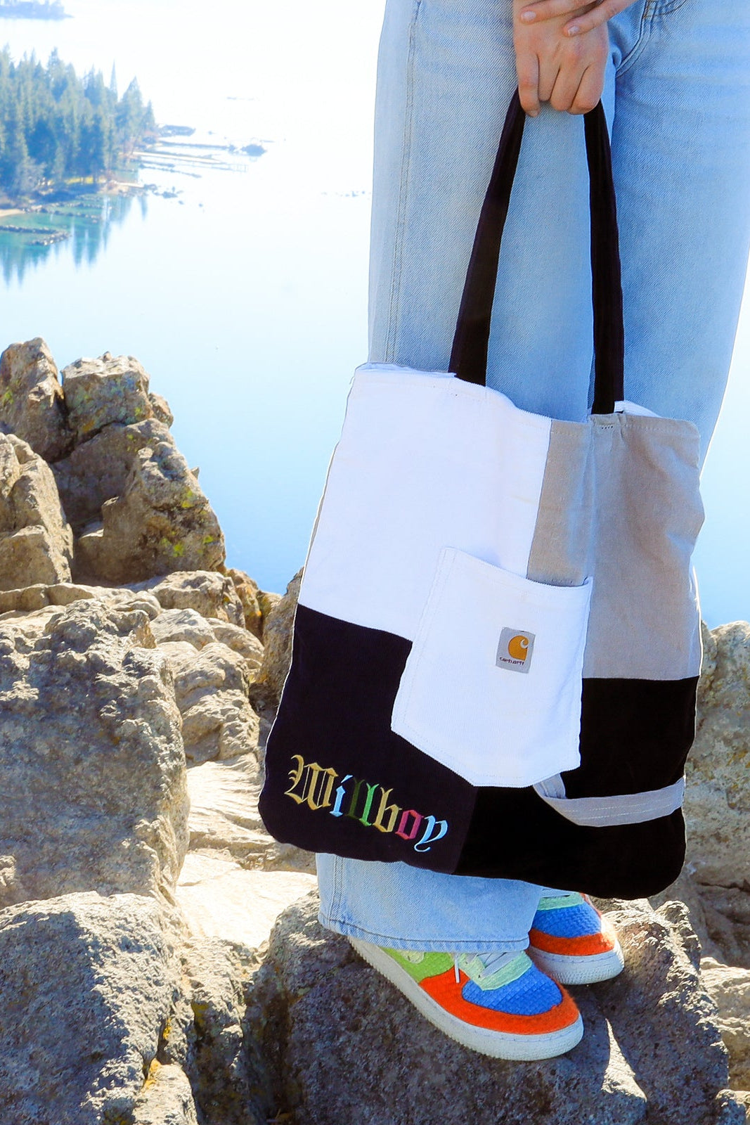 WILLBOY Re-worked corduroy tote bag  image 0